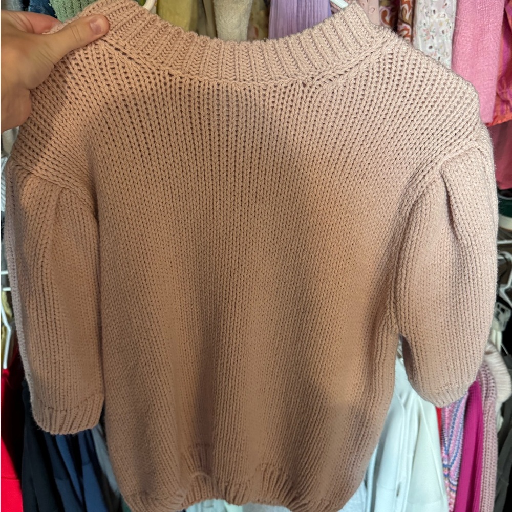 Pink Knit Sweater